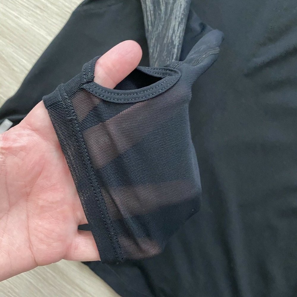 Zella XL Jacket Full Zip Black Mesh Panels Workout - Picture 9 of 11